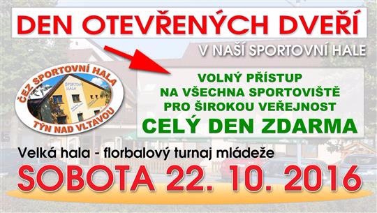 Den otevřených dveří ve Sportovní hale