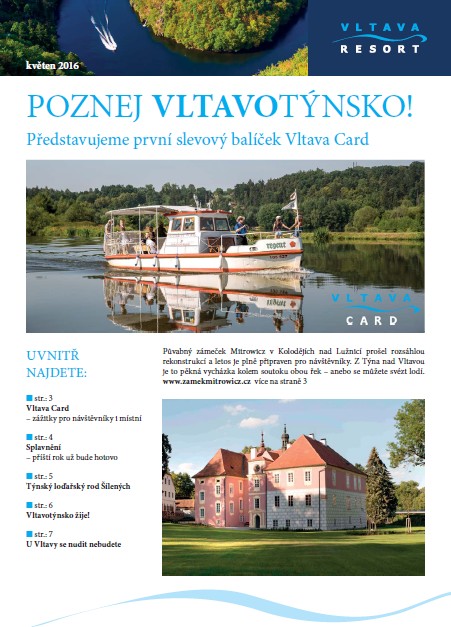 Druhé číslo novin Vltava Resort