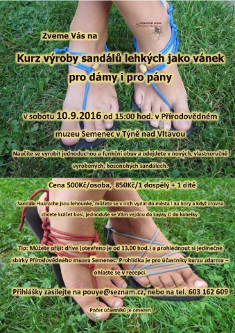 Kurz výroby sandálů