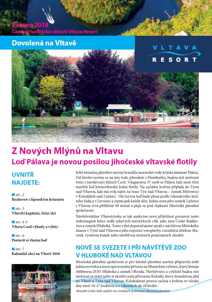 Čtvrté číslo novin VLTAVA RESORT